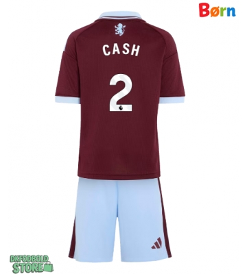 Aston Villa Matty Cash #2 Replika Babytøj Hjemmebanesæt Børn 2026-27 Kortærmet (+ Korte bukser)